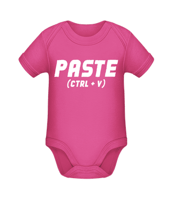Paste - Organic Baby Body - Magenta - Front