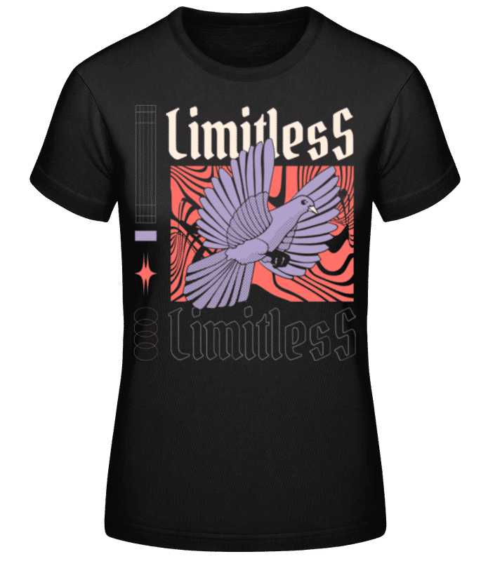 Preview: Limitless - Women's Basic T-Shirt - Black - Front