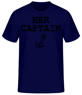 Her Captain - T-shirt standard Homme - Bleu marine - Devant