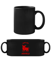 Chinesisches Zeichen Jahr Des Büffels · Schwarze Tasse