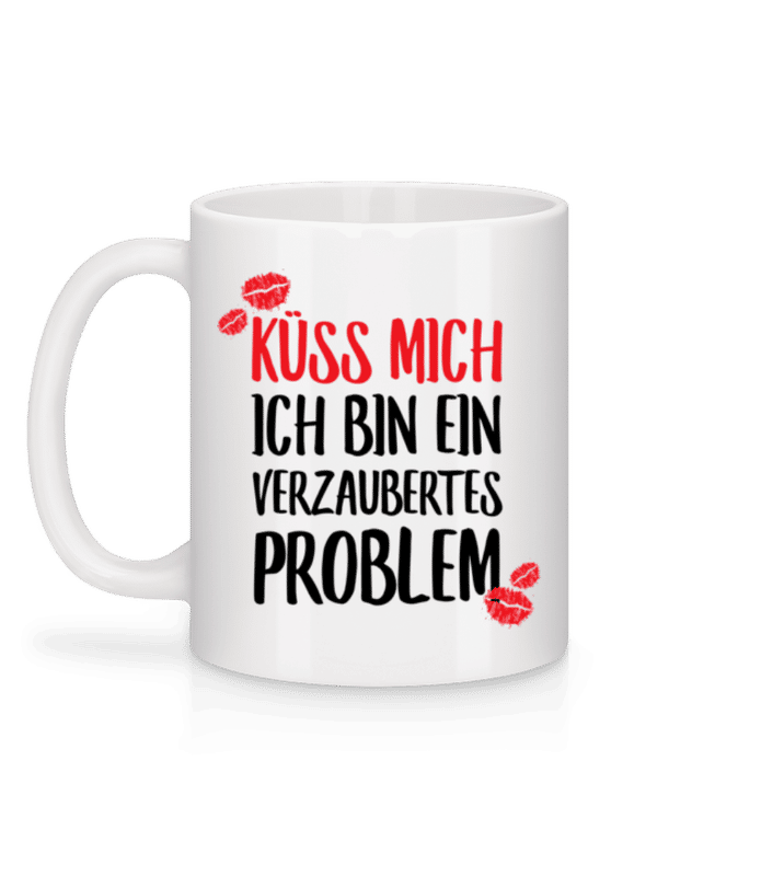 Vorschau: Kuss Verzaubertes Problem - Tasse - Weiß - Hinten
