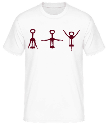 Tire-Bouchon - T-shirt standard Homme - Blanc - Devant