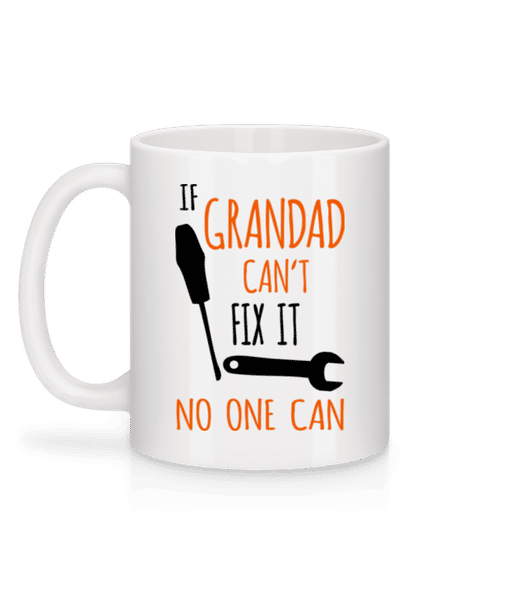 Preview: If Grandad Cant Fix It - Mug - White - Back