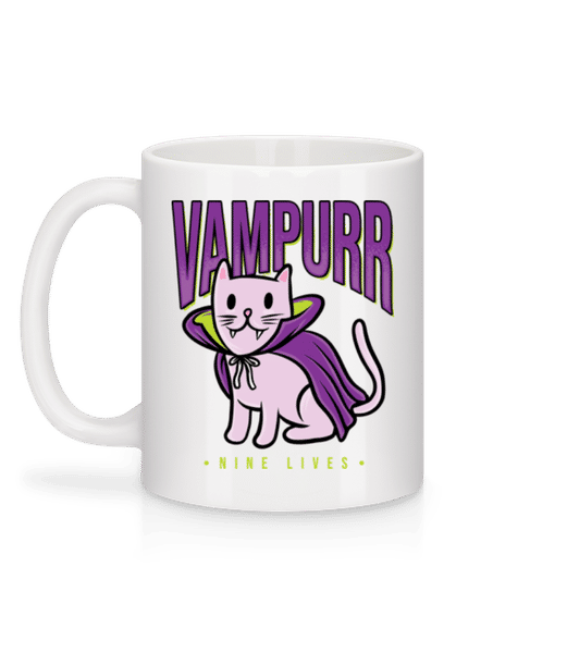 Aperçu: Vampurr - Mug en céramique blanc - Blanc - Derrière