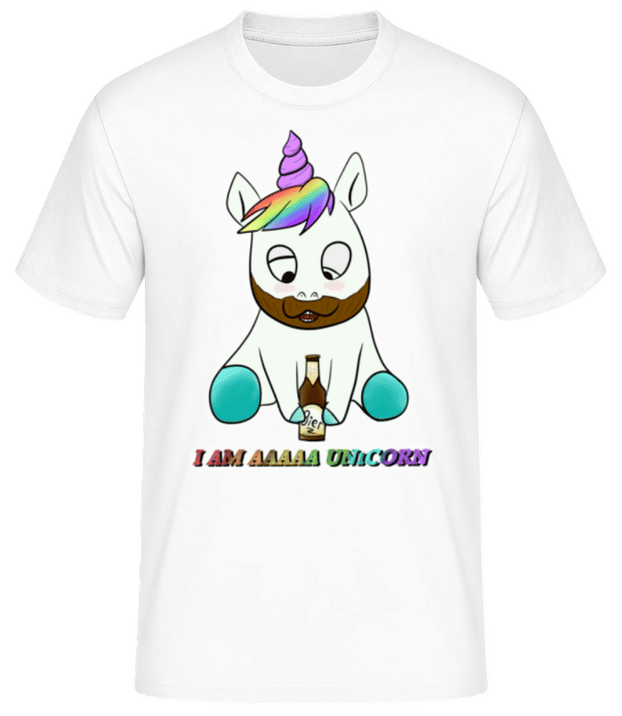 Vorschau: Der Saito - Männer Basic T-Shirt - Weiß - Vorne