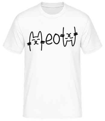 Meow 2 - T-shirt standard Homme - Blanc - Devant