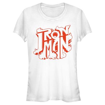 Marvel - Avengers - Iron Man Decor IronMan Logo - Mujeres Camiseta - Blanco - delante