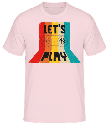 Lets Play - T-shirt standard Homme - Rose - Devant
