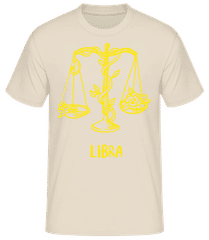 Scribble Style Zodiac Sign Libra · Camiseta básica para hombre