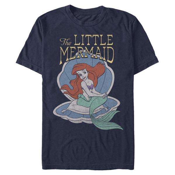 Aperçu: Disney - Ariel La Petite Sirène - Malá mořská víla Little Mermaid Redux - Homme T-shirt - Bleu marine - Devant