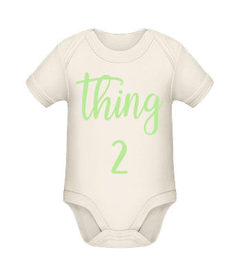 Baby Thing 2 - Bio body pre deti - Krémová - Predné