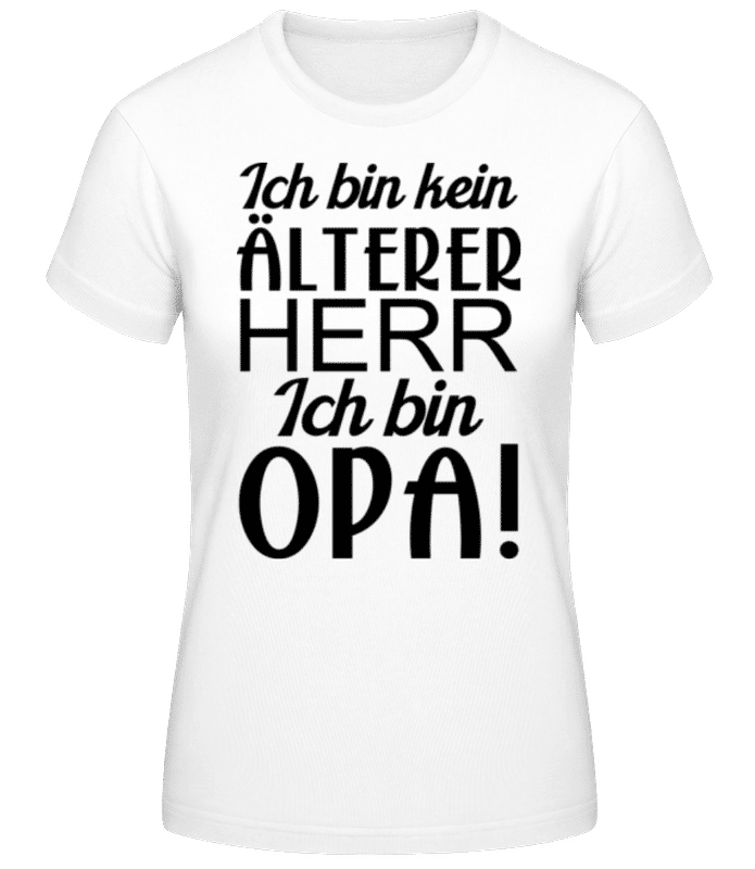 Vorschau: Ich Bin Opa - Frauen T-Shirt B&C - Weiß - Vorne