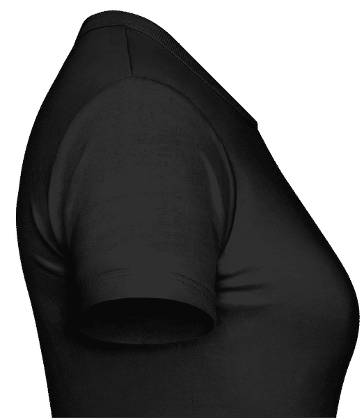 Aperçu: T-Shirt Standard Femme - Noir - Droit