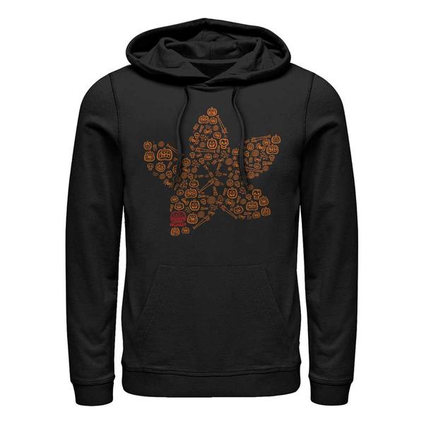Aperçu: Netflix - Stranger Things - Demogorgon Demo Icons - Halloween - Unisex Sweat à capuche - Noir - Devant