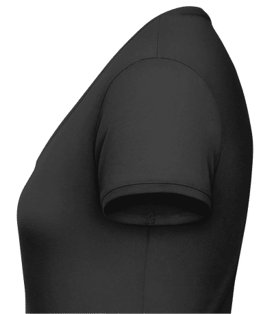 Maman Ours - T-shirt col en V Femme - Noir - Gauche