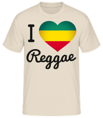 I Love Reggae Black · Männer Basic T-Shirt