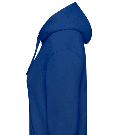 Sweat à capuche standard pour femme - Bleu royal - Gauche