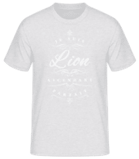 Je Suis Lion Ascendant Parfait - T-shirt standard Homme - Gris chiné - Devant