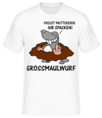 Grossmaulwurf - Männer T-Shirt B&C - Weiß - Vorne