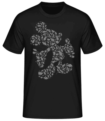 Mickey Rat - Pánské basic tričko - Černá - Napřed