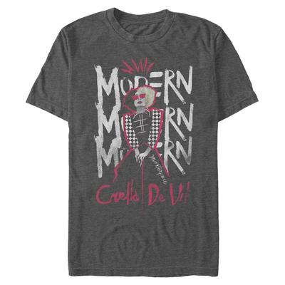 Disney Classics - Cruella - Cruella DeVille Modern Masterpiece - Men's T-Shirt - Heather anthracite - Front