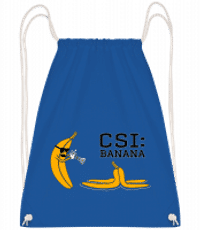 CSI Banana - Drawstring Backpack - Royal blue - Vorn
