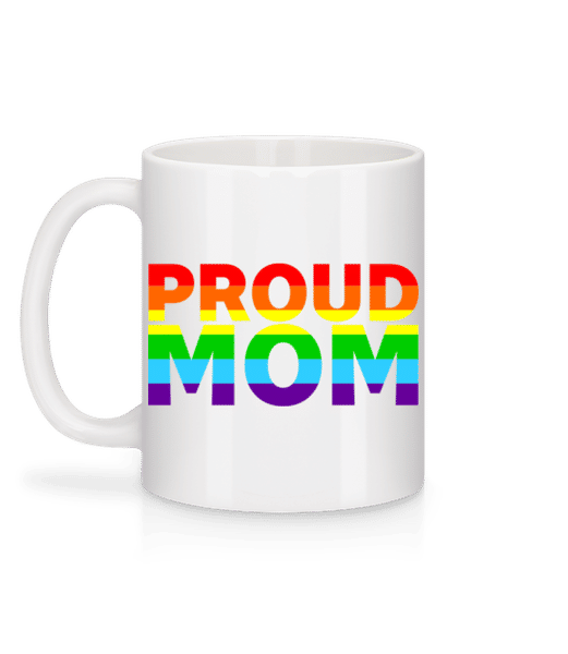 Aperçu: Proud Mom - Mug en céramique blanc - Blanc - Derrière