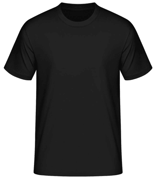 Aperçu:  T-Shirt Standard Homme - Noir - Devant