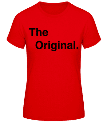 The Original - Women's Basic T-Shirt - Red - Front