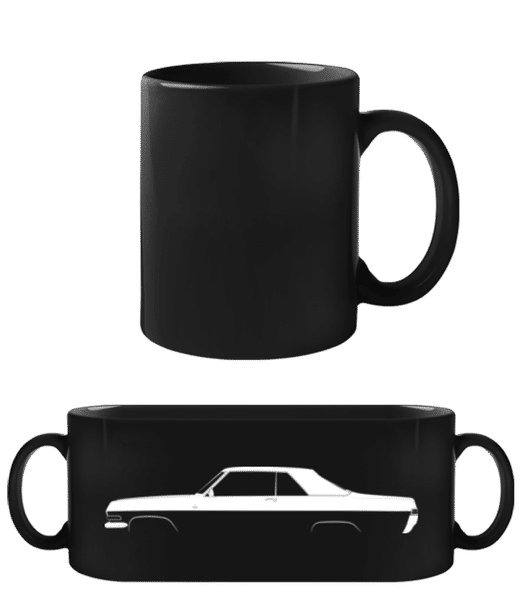 'Opel Diplomat Coupe A' Silhouette - Tasse Noire - Noir - Devant