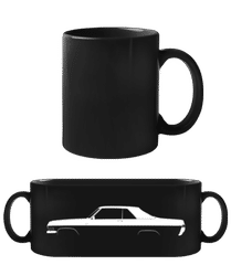 'Opel Diplomat Coupe A' Silhouette · Schwarze Tasse