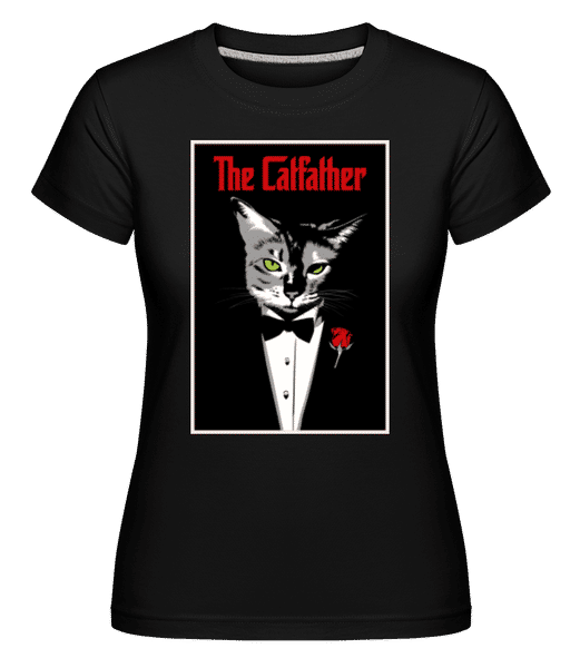 Aperçu: The Catfather -  T-shirt Shirtinator femme - Noir - Devant