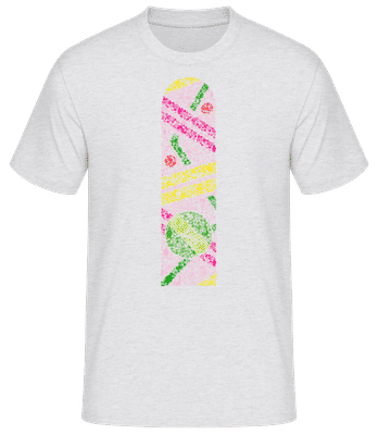 Hoverboard - Männer Basic T-Shirt - Grau meliert - Vorne
