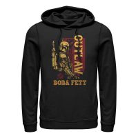 Star Wars - Book of Boba Fett - Boba Fett Outlaw - Unisex Sweat à capuche - Noir - Devant