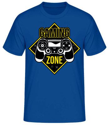 Gaming Zone - Camiseta básica para hombre - Azul real - delante