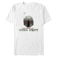 Star Wars - Book of Boba Fett - Boba Fett Helmet - Pánské Tričko - Bílá - Napřed