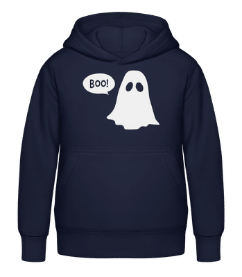 Boo - Sweat à capuche Enfant - Bleu marine - Devant
