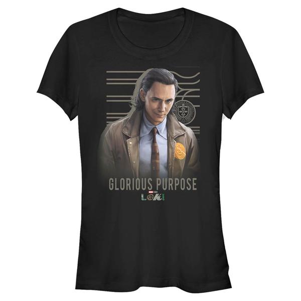 Aperçu: Marvel - Loki - Loki Glorious Purpose - Femme T-shirt - Noir - Devant
