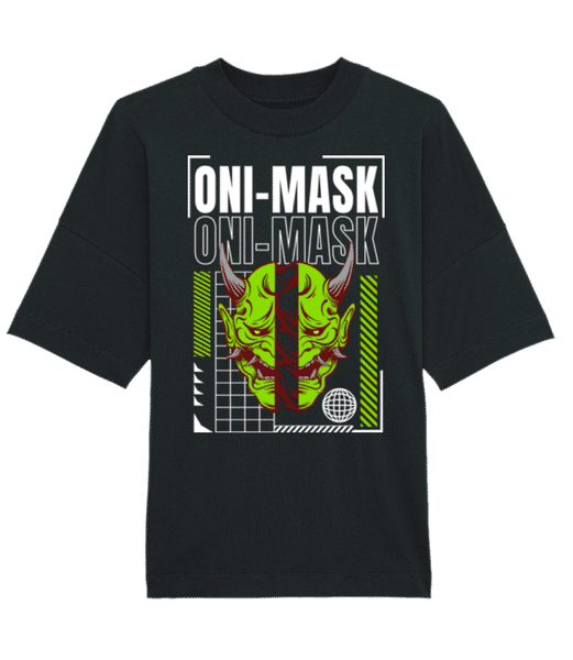 Aperçu: Oni Mask - T-shirt Bio unisexe Stanley Stella extra large - Noir - Devant