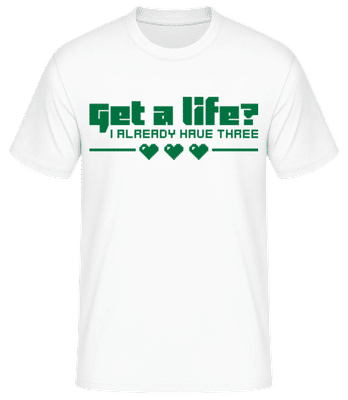 Get A Life? - T-shirt standard Homme - Blanc - Devant