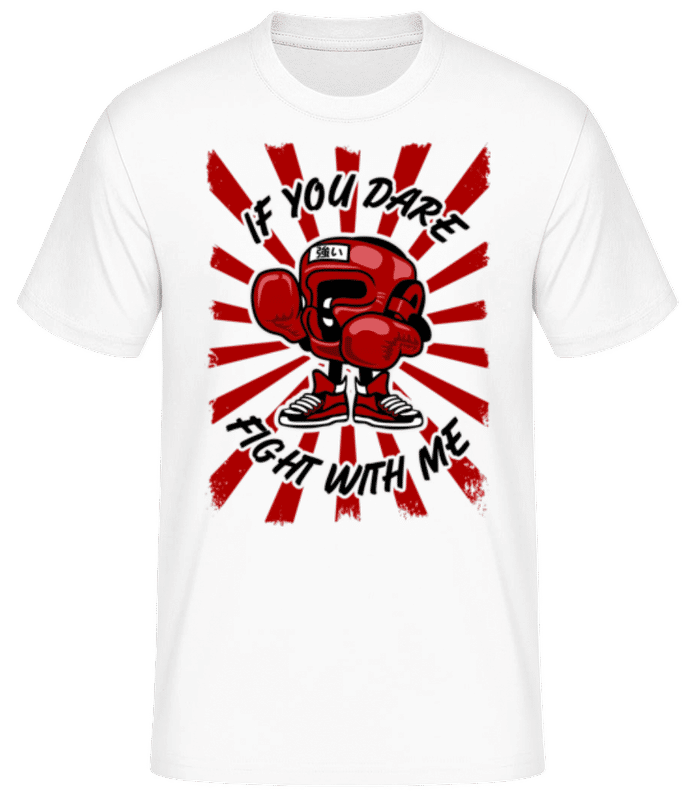 Vista previa: Boxing Champion - Camiseta básica para hombre - Blanco - delante