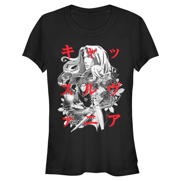 Netflix - Castlevania - Skupina Kanji Group - Femme T-shirt - Noir - Devant