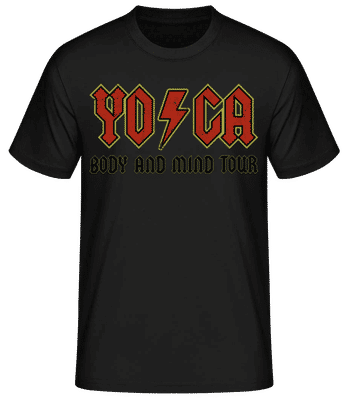 Yoga Body And Mind - T-shirt standard Homme - Noir - Devant