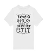Je Ne Suis Pas Gros - T-shirt homme B&C - Blanc - Devant