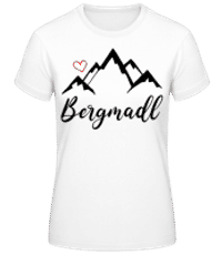 Bergmadl - Frauen Basic T-Shirt - Weiß - Vorne