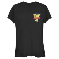 Pixar - Toy Story - Logo Chest Color - Women's T-Shirt - Black - Front