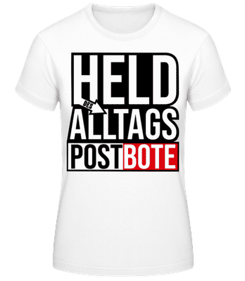 Heldin Des Alltags Postbote - Frauen T-Shirt B&C - Weiß - Vorne
