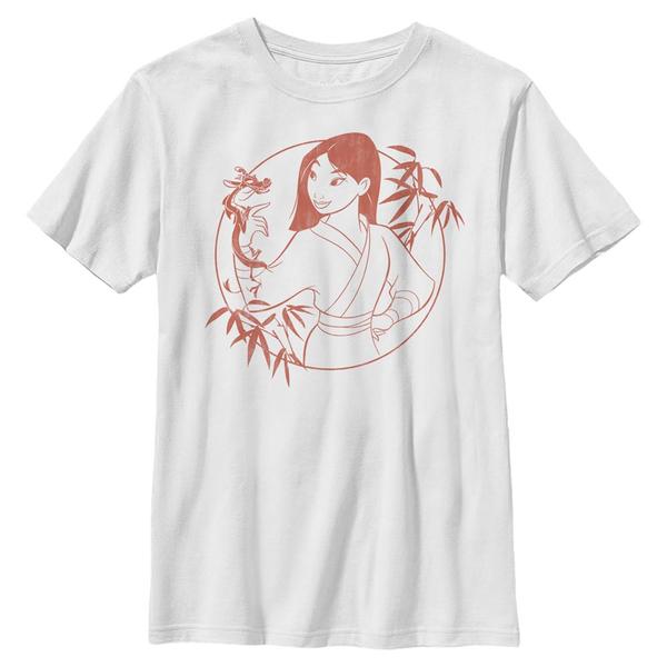 Aperçu: Disney - Mulan - Mulan Bamboo - Enfant T-shirt - Blanc - Devant