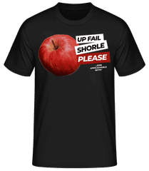 Up Fail Shorle Please · Männer Basic T-Shirt