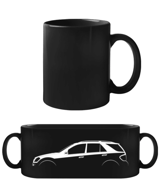 Aperçu: 'Mercedes-Benz M W164' Silhouette - Tasse Noire - Noir - Devant
